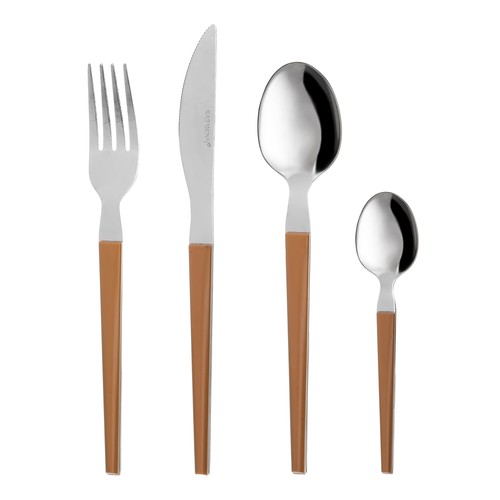 Set posate acciaio - set, 24